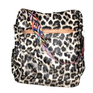 BOHO PURSE - Convertible & Versatile Backpack purse in Leopard.